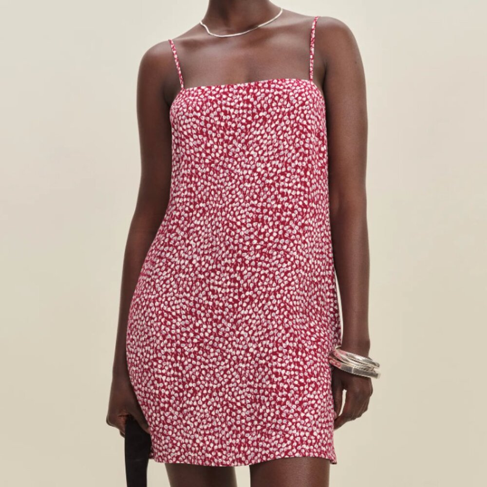Reformation Aubree Dress in Roja XS NWT